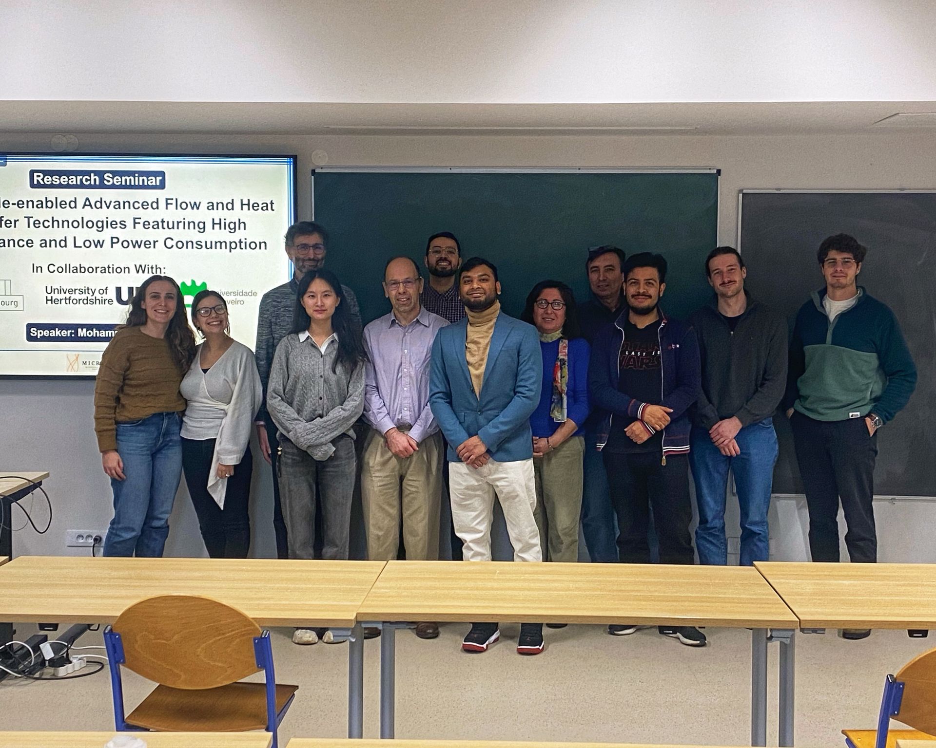 Micro-FloTec Horizon Europe project: compact heat transfer systems for EVs and aerospace, coordinated by Dr. Mohammad Harris